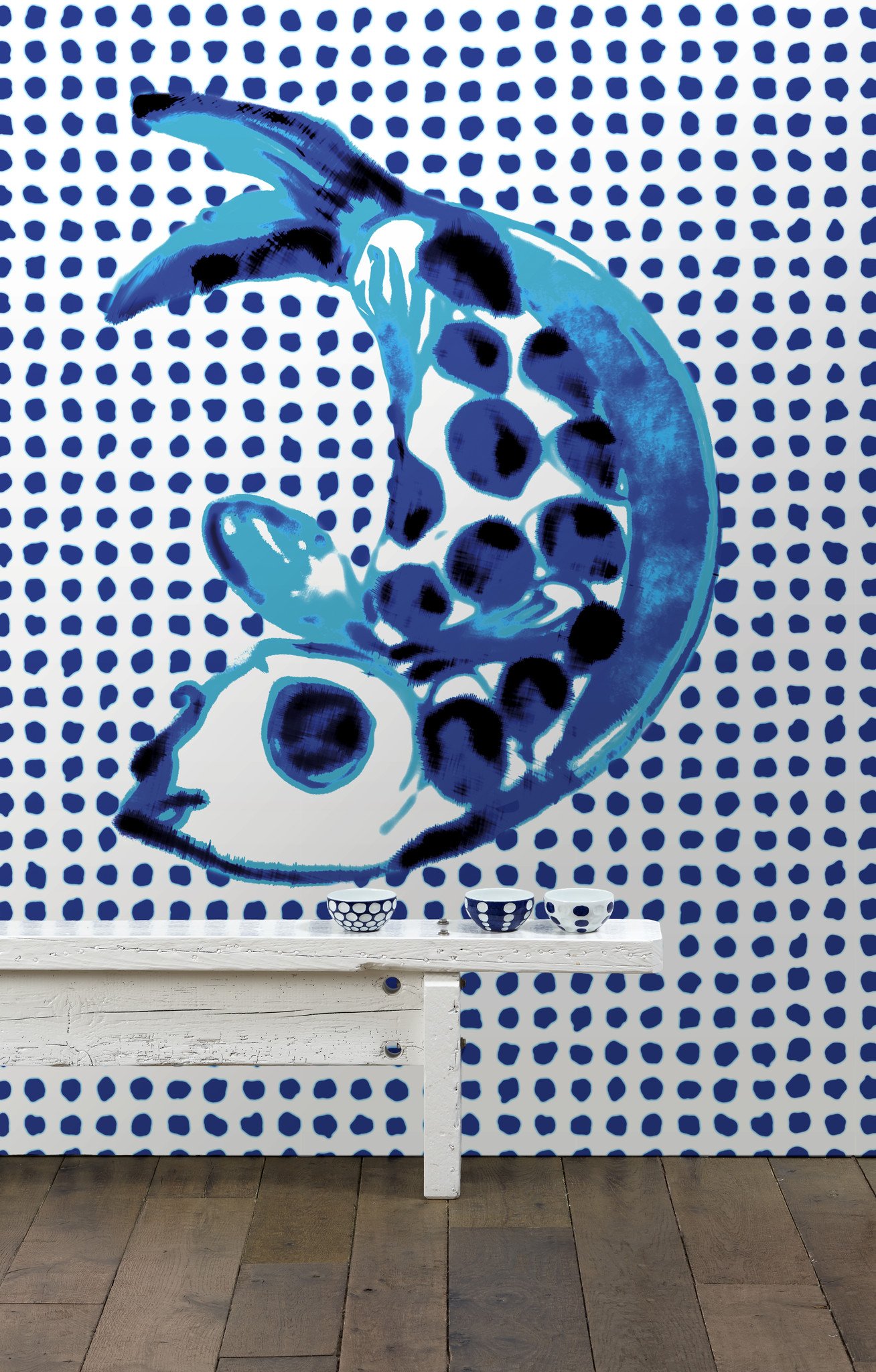 Tapet designer Fish and Dots by Paola Navone, NLXL, 4.8mp / model